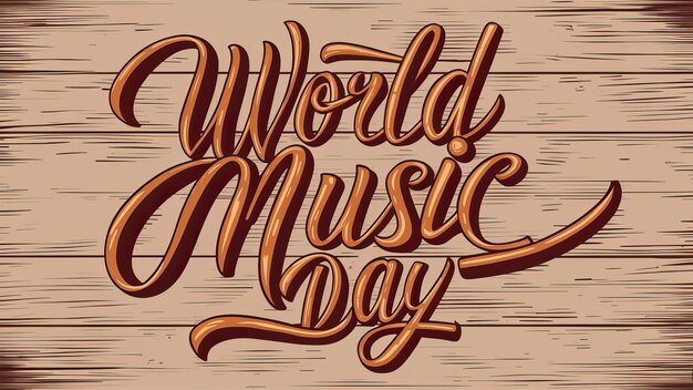 Foto día mundial de la música o día internacional de la música el cartel del día mundial de la música feliz día mundial dela música