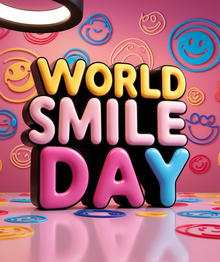 Foto día mundial de la sonrisa