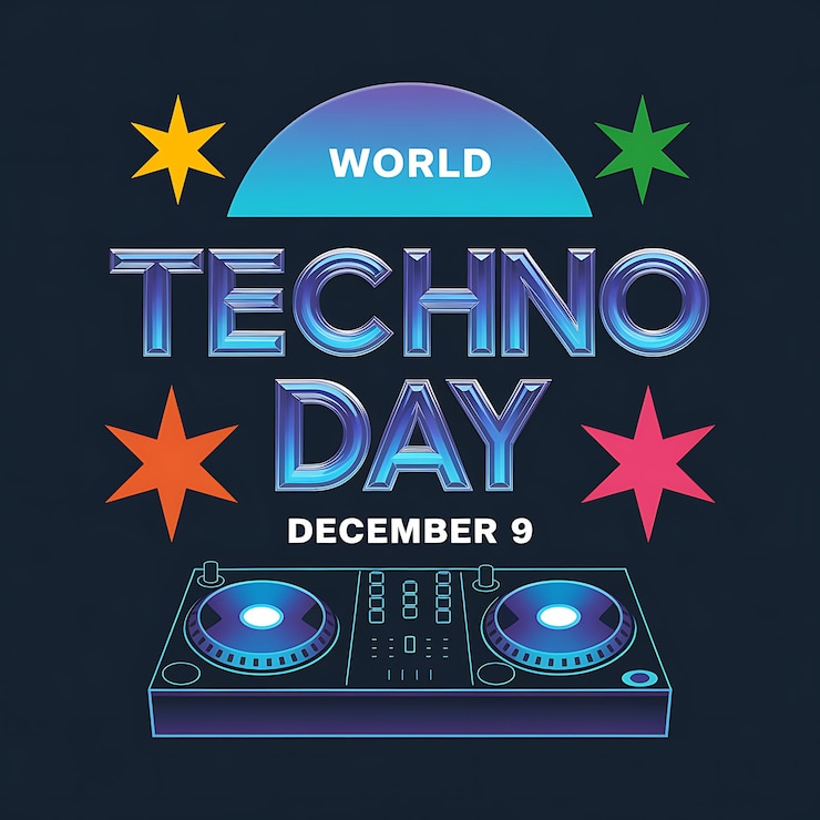 Foto el día mundial del techno une a las personas a través del poder de la música techno
