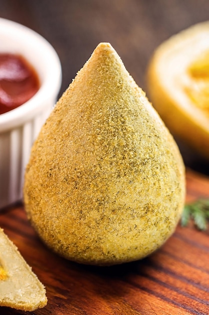 Foto dia nacional da coxinha lanches da culinária tradicional brasileira