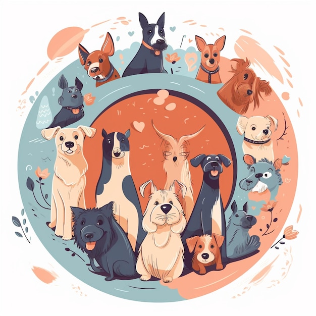 Día nacional del perro de dibujos animados
