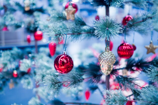 dia de navidad, decoracion arbol de navidad, invierno