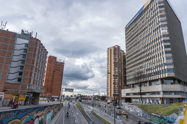 Un día nublado en Bogotá