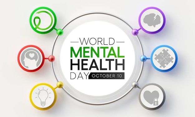 Foto el día de la salud mental se celebra cada año el 10 de octubre.