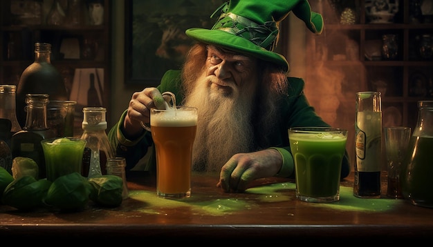 El día de San Patricio es gracioso.