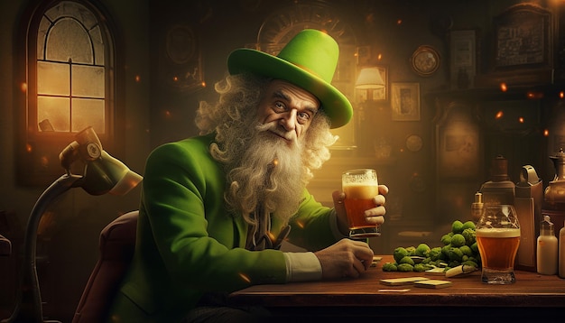 El día de San Patricio es gracioso.