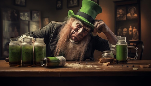 El día de San Patricio es gracioso.