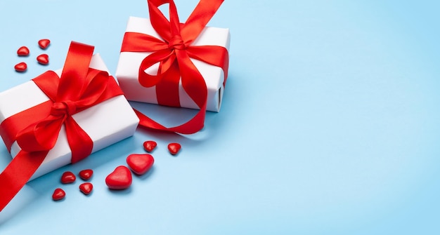 Día de San Valentín Cajas de regalo y dulces de caramelo de corazón