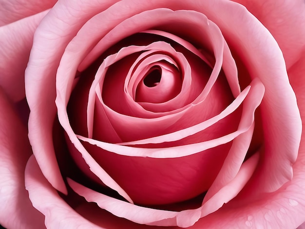 Día de San Valentín Romance en forma de corazón Rosa Concepto de amor