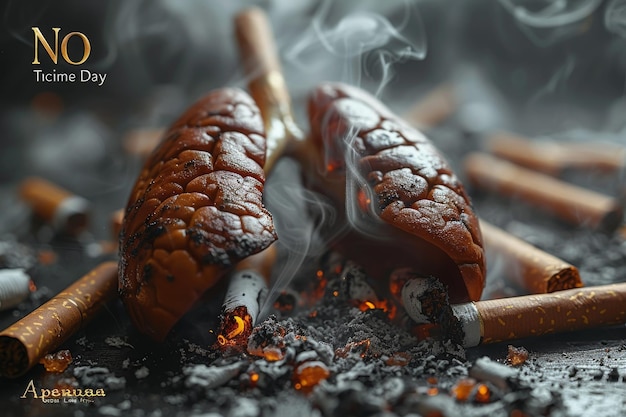 Dia Sem Tabaco Dia de Saúde e Deixar de Fumar Pulmões Cancros Depois de Fumar e Drogas e Outros Maus Hábitos