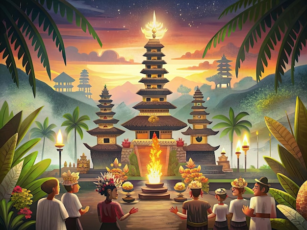 El día del silencio de Nyepi