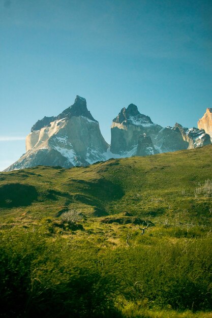 Día soleado en las montañas