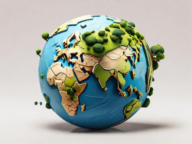 Día de la Tierra Concepto ecológico Ilustración vectorial Concepto del día de la Tierra Fondo del día mundial del medio ambiente Salve la tierra Poster o pancarta del feliz día de la tierra Fondo