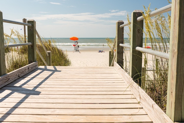 Dia típico de verão em Myrtle Beach.