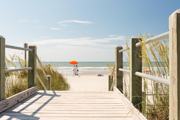 Dia típico de verão em Myrtle Beach.