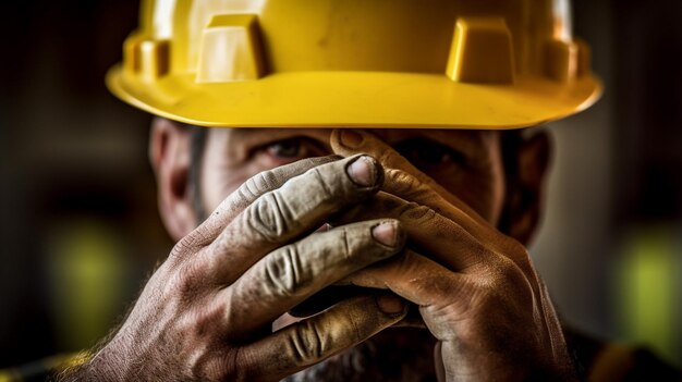 Día del Trabajo Día Internacional de los Trabajadores herramientas profesionales trabajo empleo fuerza laboral fondo amarillo