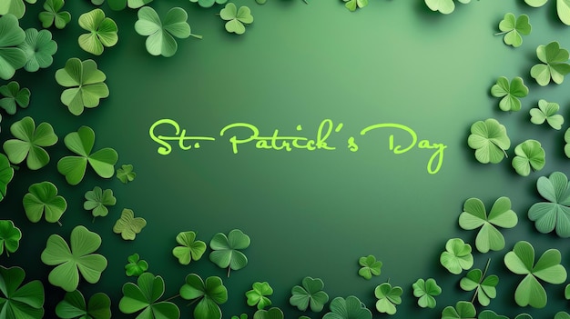 El día de los tréboles de St. Patrick