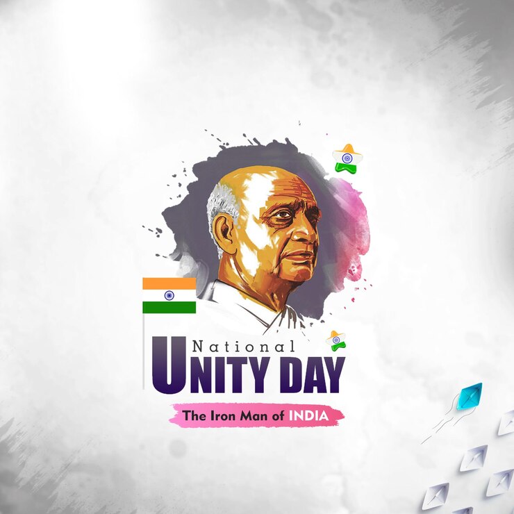 Día de la Unidad Nacional Sardar Patel Jayanti festival cultural indio bharat publicación en las redes sociales e imagen