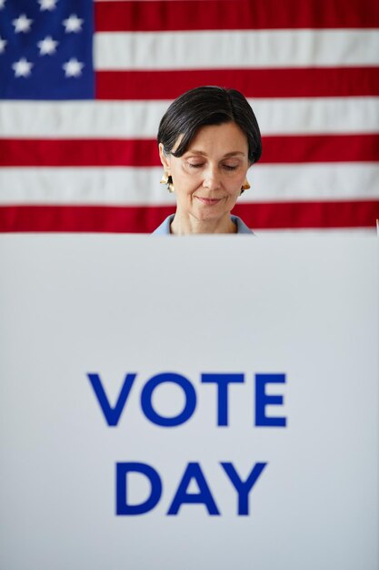 Foto día de la votación en ee. uu.