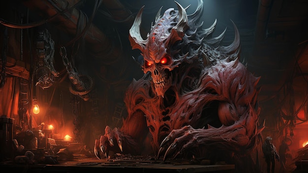 Diable Game Monster HD Wallpaper Fotobild