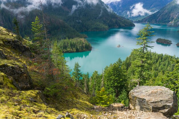 Diablo Lake North Cascades National Park Washington EUA