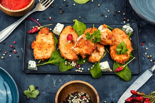 Diätgebackenes Hähnchenfilet