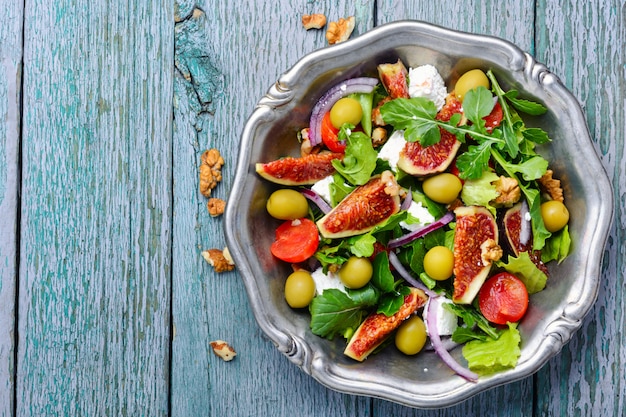 Diätsalat mit Feigen