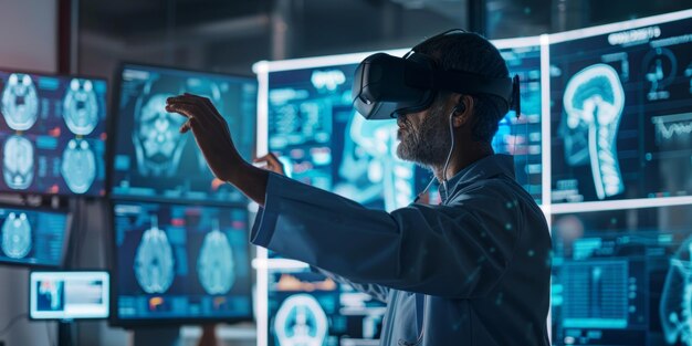 Diagnóstico de realidad virtual en un hospital IA generativa