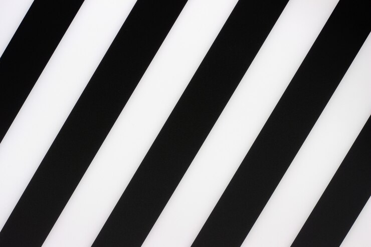 Diagonale Schwarzweiss-Streifen Hintergrund, Beschaffenheit