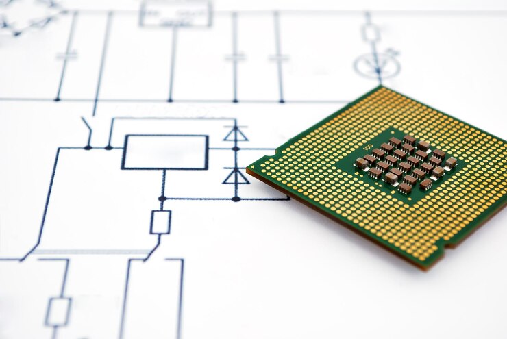 Foto diagrama de cableado y cpu