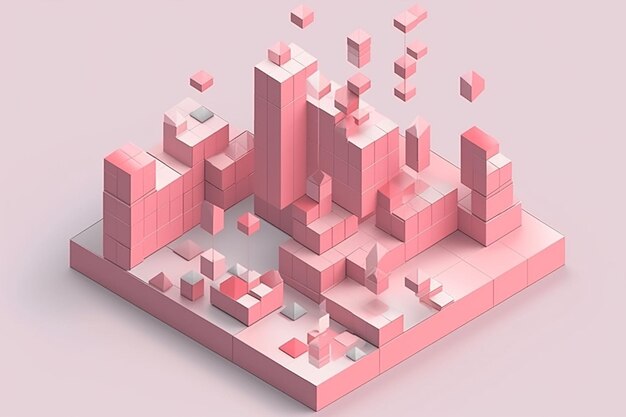 Foto diagrama de stock de crescimento 3d com seta