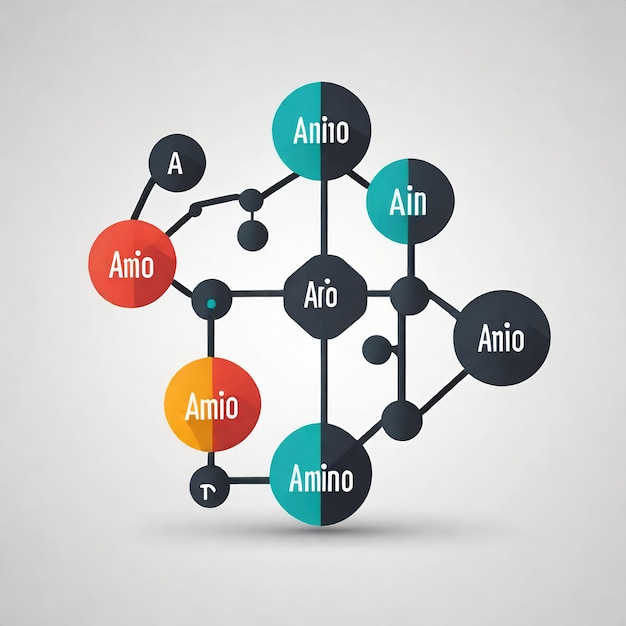 Diagrama de estructura de aminoácidos