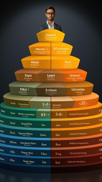 Foto diagrama de fantasía del funcionamiento interno de la manipulación creativa