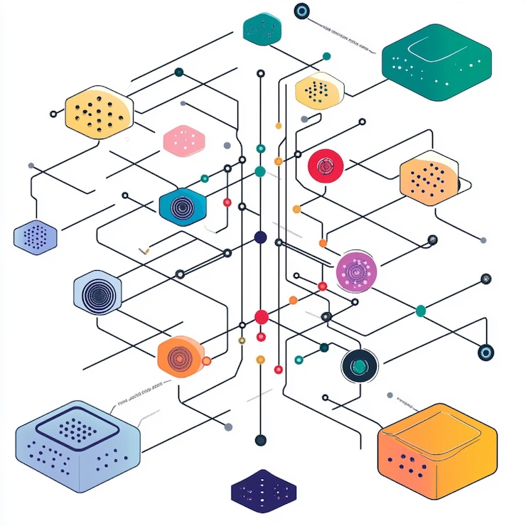 Foto un diagrama de flujo de un proceso de aprendizaje supervisado con datos etiquetados
