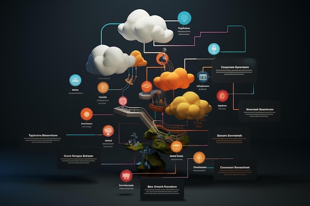 Un diagrama de flujo que ilustra el proceso paso a paso