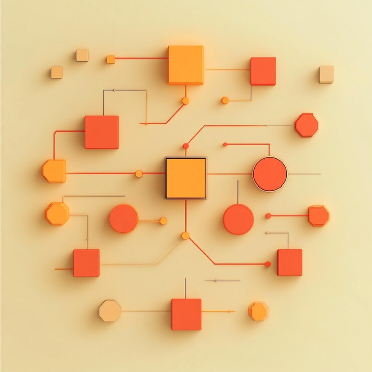 Foto un diagrama de flujo que representa un algoritmo en un curso de programación con una lógica clara paso a paso