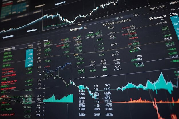 Diagramm des Börseninvestmenthandels