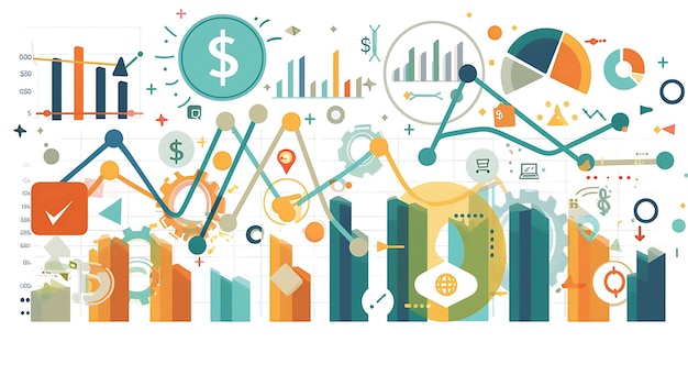 Diagramm Investitionsfinanzierungsgeschäft Währung Datum Wirtschaft Aktienwachstum Diagramm Marke