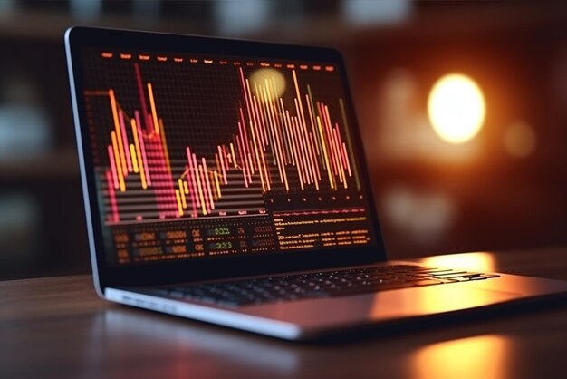 Diagramm zum Devisenhandel an der Börse