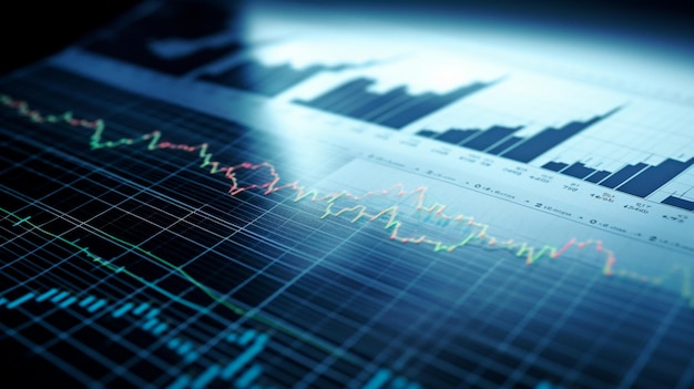 Diagramme der Finanzanalyse Generative KI