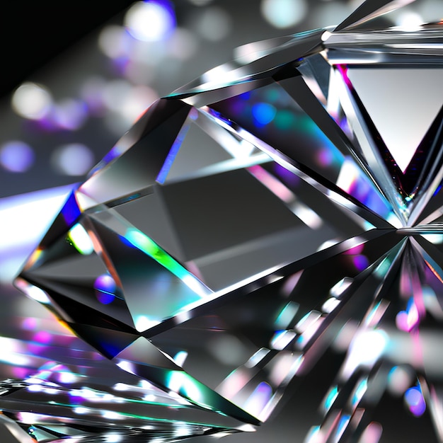 Diamant helle Reflexion