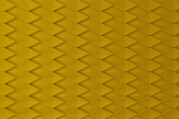Diamante amarelo forma parede 3d para plano de fundo, pano de fundo ou papel de parede
