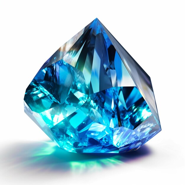 Foto diamante azul