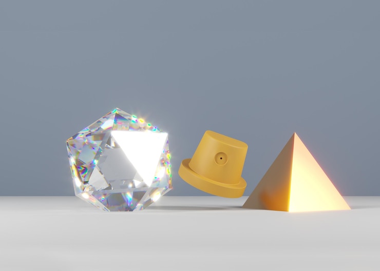 Foto diamante vida 3d