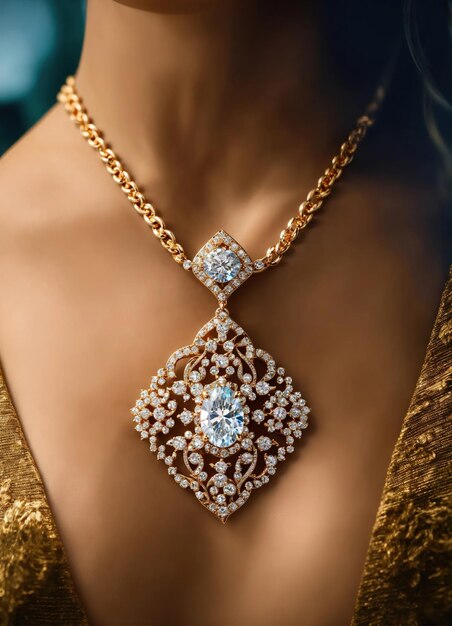 Diamanten Schmuck Luxus- und Mode-Schmuck ai generative