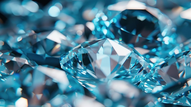 Los diamantes azules brillantes