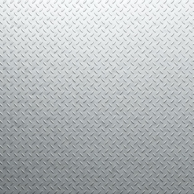 Diamantplatte Metallhintergrund Gebürstete metallische Textur 3D-Rendering