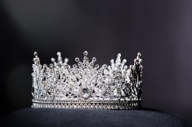 Foto diamond silver crown für miss pageant beauty contest