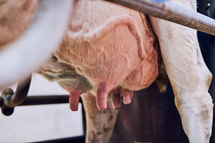 Foto diário de fazenda de uvas e vacas com agricultura, gado e produtos orgânicos para pequenas empresas, animais vazios e natureza com gado industrial e close-up com sustentabilidade e eco-friendly