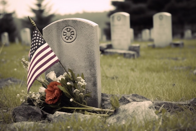 Días conmemorativos en Estados Unidos Honrando a los muertos en el cementerio